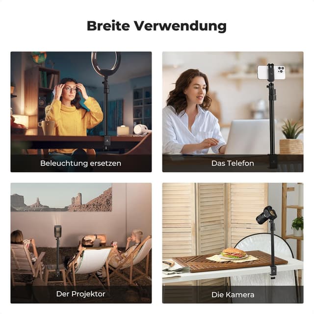 Detalle 2 de K&F CONCEPT Kamera-Tischhalterung 3 kg