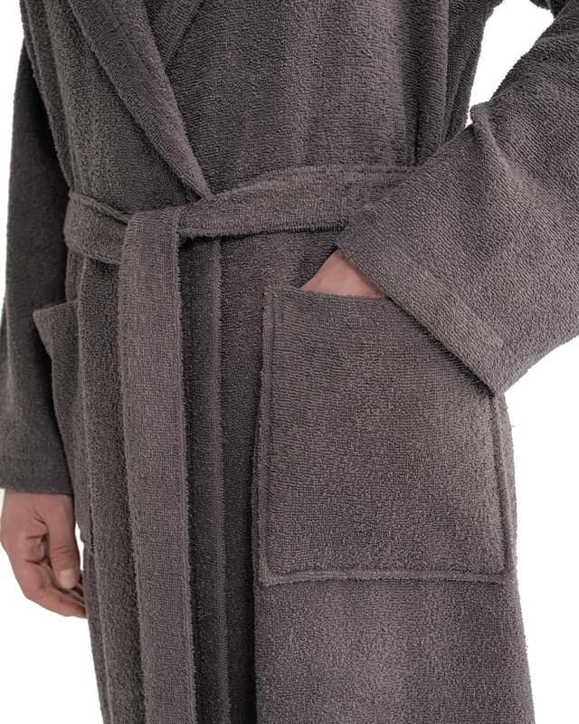 Detalle 2 de Peignoir de bain éponge en coton pour homme