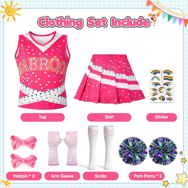 Thumbnail 5 de Lozzzyo Déguisement Pompom Girl Fille