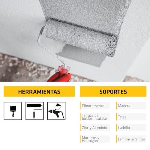 Thumbnail 5 de SIKA SikaFill 365 Terrace revestimiento acrílico 5 kg 🏠