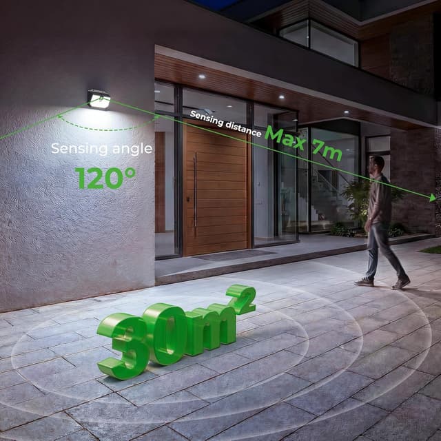 Detalle 2 de nipify 4‑Pack Solar Security Lights