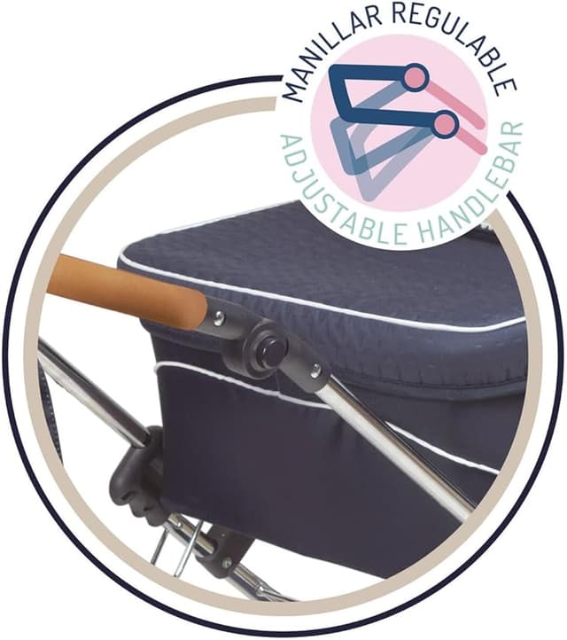 Thumbnail 5 de De cuevas Toys Coche Reborn Plegable Provenza 40×90×90 cm 🚗