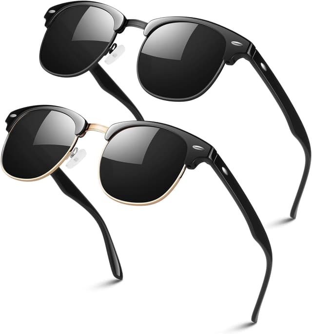 Imagen de LINVO Polarisiert Sonnenbrille Halbrahmen en OfertitasTOP