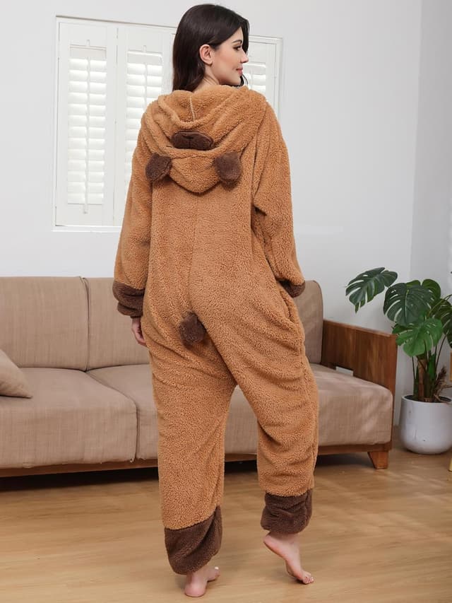 Detalle de chuangminghangqi Tier-Einteiler mit Knopf Erwachsene