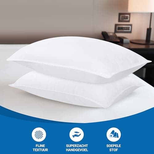 Detalle de Utopia Bedding Team Almohadas Siliconadas 50x70 cm 💤