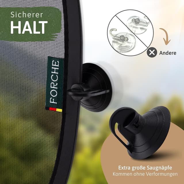 Detalle de FORCHE Auto Sonnenschutz Seitenscheibe ☀