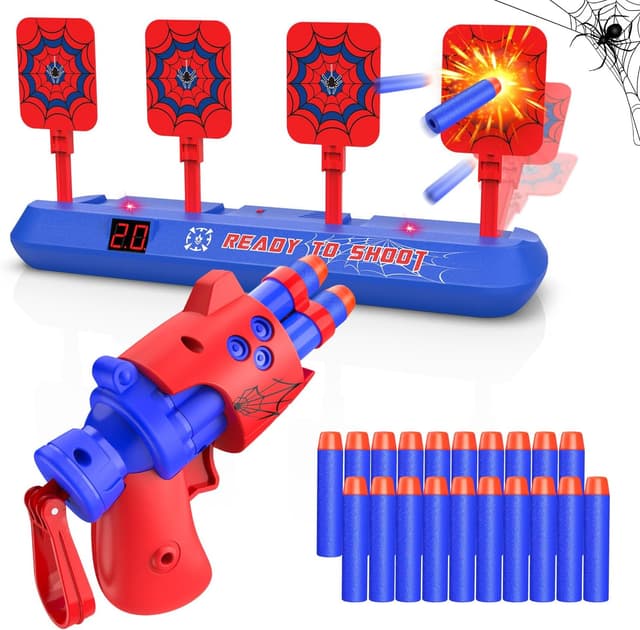 Detalle de Spider Electronic Target with Nerf Toy Gun for Kids