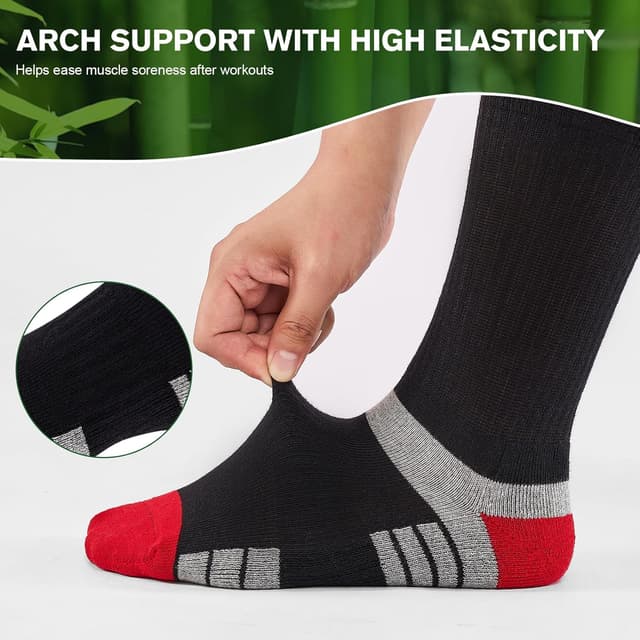 Thumbnail 4 de Stoeury Mens Bamboo Socks 6 Pairs
