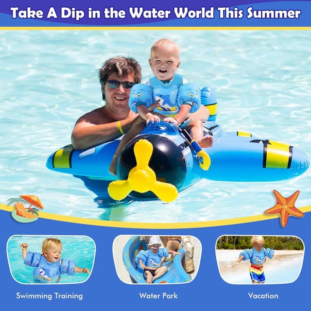 Thumbnail 6 de MoKo Toddler Swim Vest with Arm Floaties (Kids 13-30/20-50/22-66 lbs)