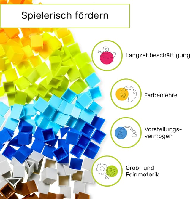 Thumbnail 5 de CUBIDI Original Mosaikspiel Lustige Fahrzeuge