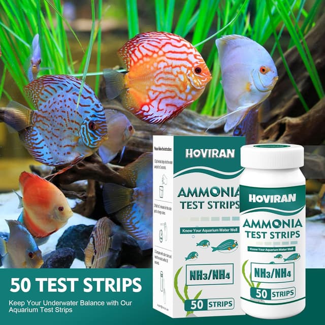 Thumbnail 3 de HOVIRAN Ammonia Test Strips for Fish Tanks