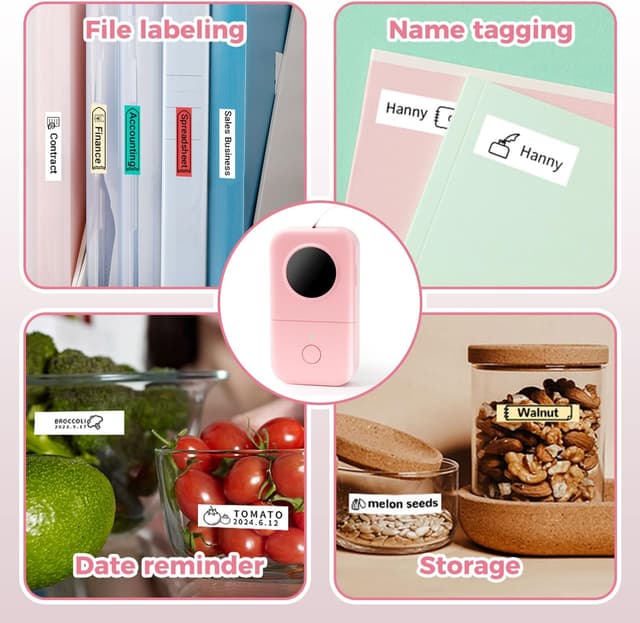 Thumbnail 5 de Phomemo D30 Etiquetadora Bluetooth Rosa