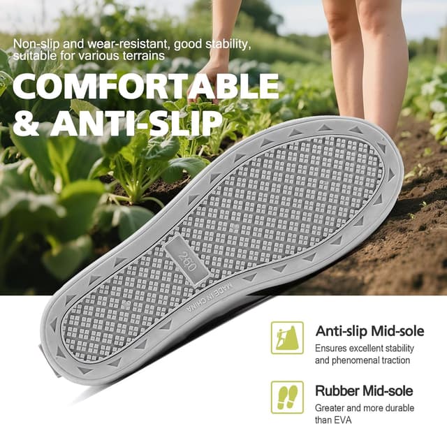 Detalle 2 de CKWLXQY Women’s Waterproof Deck Boots (Ankle Rain Boots with Anti-Slip Traction)