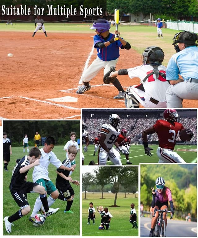 Detalle 2 de Baseball Socks 3-Pairs (Kids/Youth/Adult) Cushioned Athletic Socks for Soccer, Softball & More