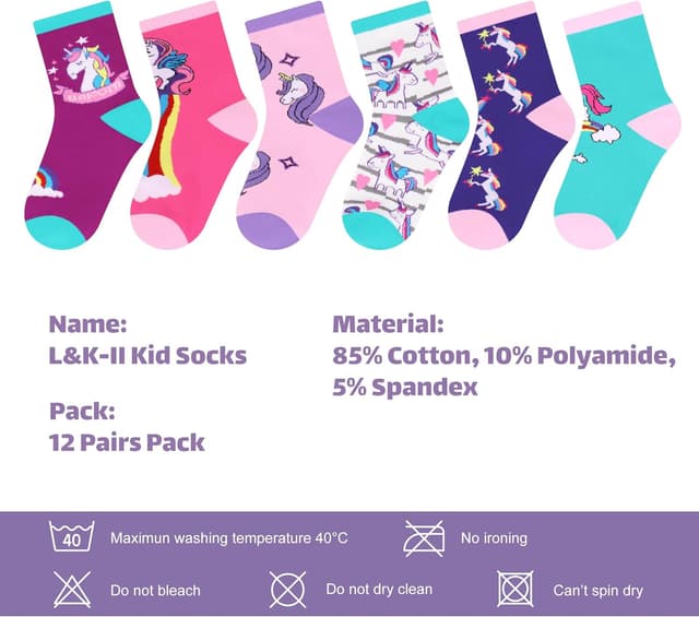 Thumbnail 6 de 10 chaussettes enfants multicolores