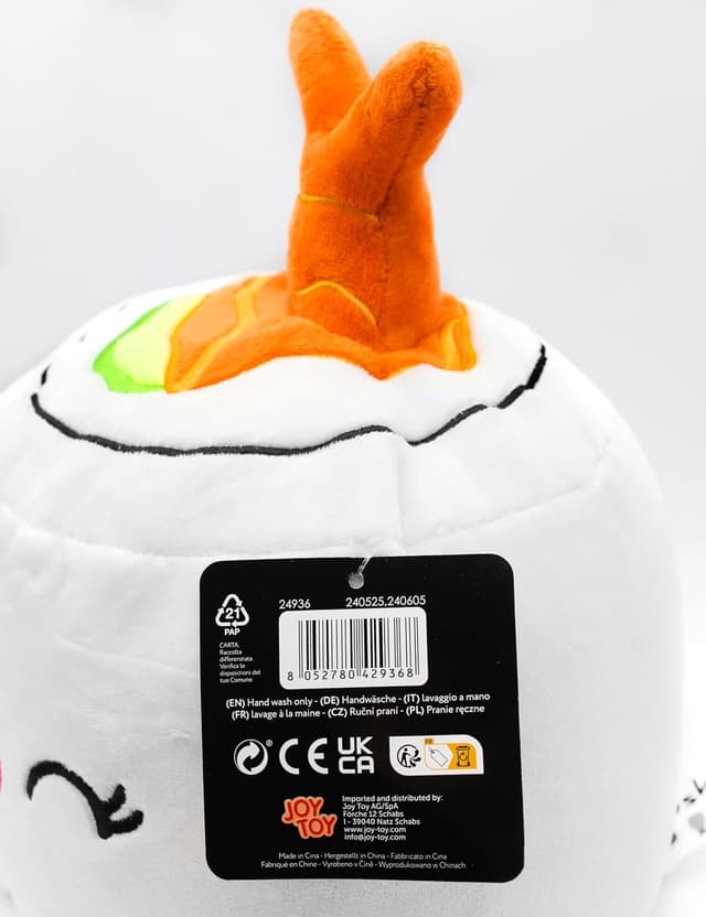 Detalle de Joytoy Plushi Ebiten Sushi – kuschelweicher Plüsch (20x20x25 cm) mehrfarbig