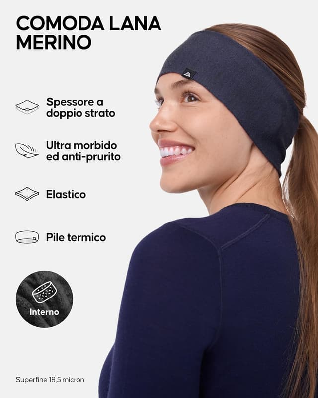 Thumbnail 1 de DANISH ENDURANCE Fascia in Lana Merino 80%