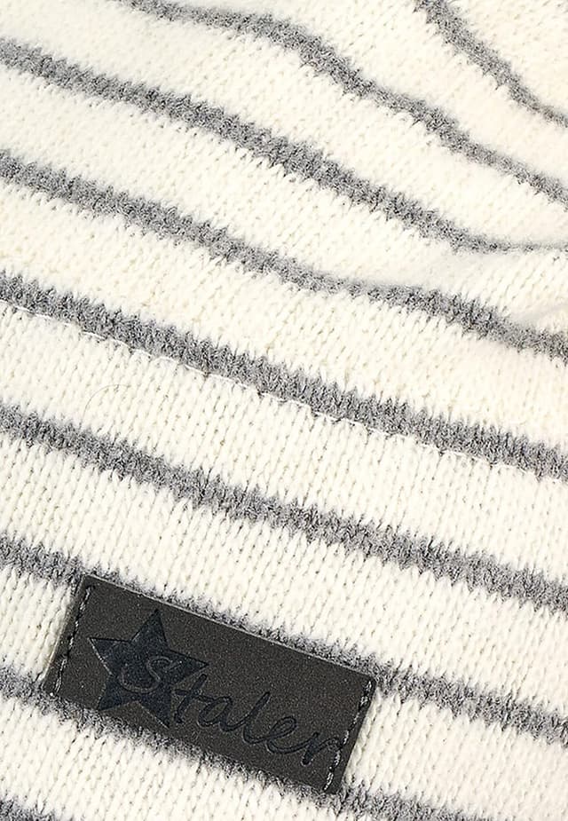 Detalle de Sterntaler Unisex Kinder Mütze Baby Beanie mit Streifen