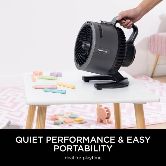 Detalle de Shark FlexBreeze HydroGo Cordless Fan (Charcoal FA050UK) with mist cooling