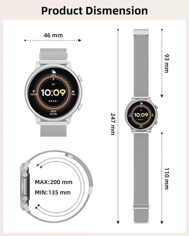 Thumbnail 6 de Hwagol Smartwatch for Women