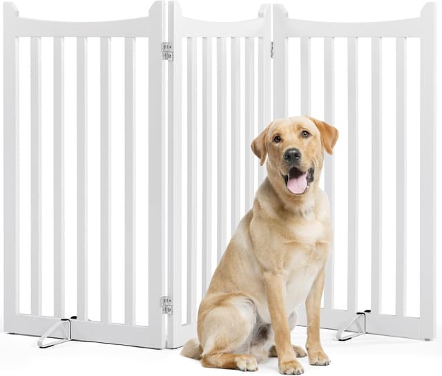 Detalle de Yaheetech Absperrgitter Hund, 90,5 x 151,5 cm