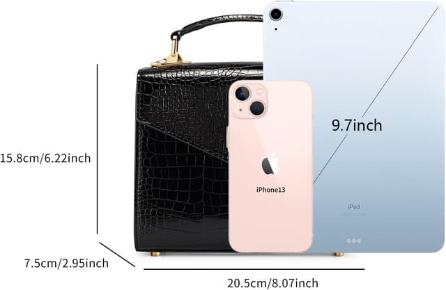 Detalle de VICTORIA HYDE Borsa a tracolla vintage vegana in vera pelle con doppio scomparto e tracolla regolabile