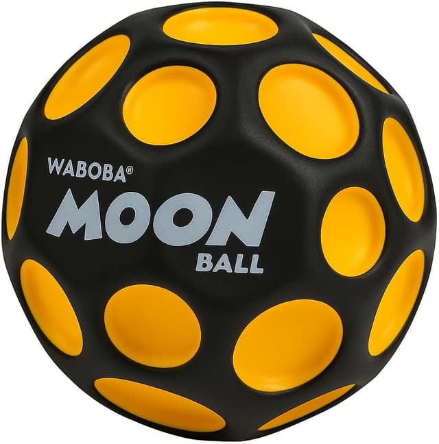 Detalle de Waboba UV Moon Ball – Hyper-Bounce con colore reattivo ai raggi UV, effetto “pop” e rimbalzi fino a 30 metri