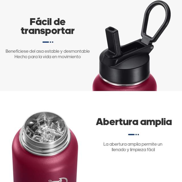 Detalle 2 de HydroPal Edelstahl Trinkflasche 500 ml