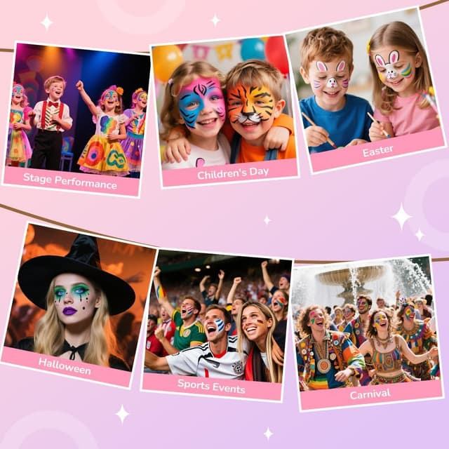 Detalle 2 de Janolia Palette maquillage enfant, 36 couleurs