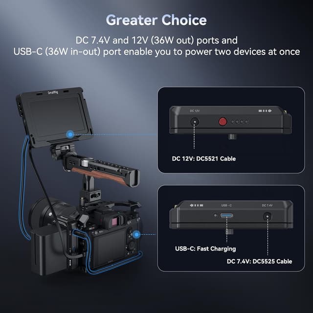 Detalle 1 de SmallRig NP-FZ100 Akku Adapterplatte