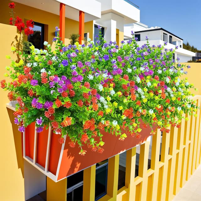 Thumbnail 2 de Kinisty 12 Bundles Faux Outdoor Flowers 35 cm