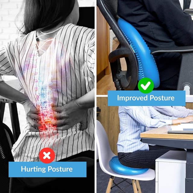 Thumbnail 3 de RFAQK Inflated Air Stability Wobble Cushion (extra thick)