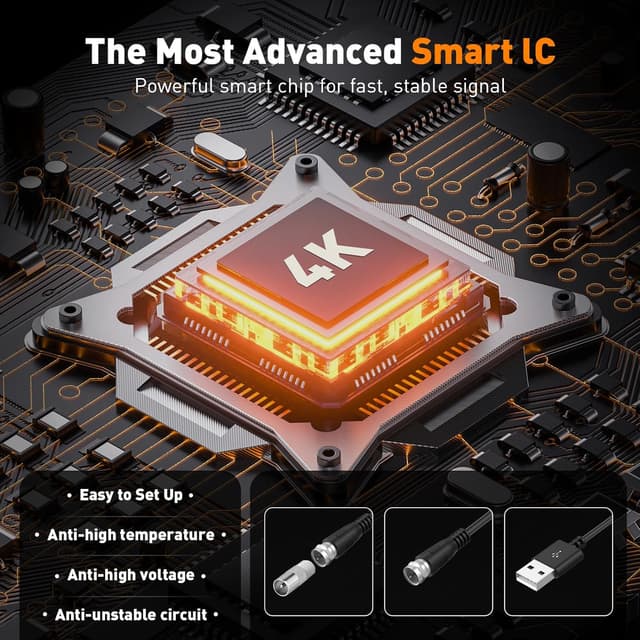 Thumbnail 4 de Indoor TV Aerial for Smart TV 2025 with Signal Booster