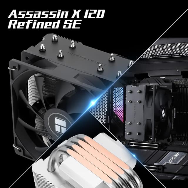 Detalle 2 de Thermalright Assassin X 120 SE CPU cooler 4 heatpipes