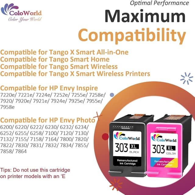 Thumbnail 1 de ColoWorld 303XL cartucce 2-Pack per stampanti 🖨