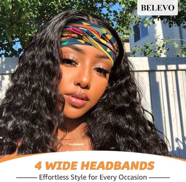 Detalle de BELEVO fascia capelli donna 18 cm