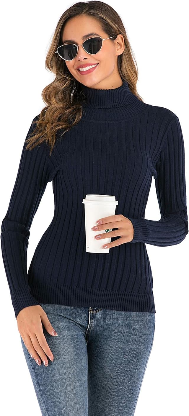 Detalle 2 de Enjoyoself Strickpullover Rollkragen, 1,6 % Elastan