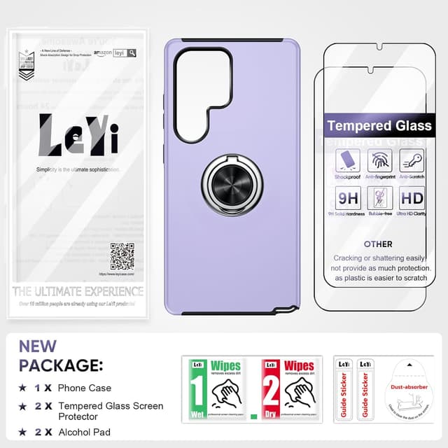 Thumbnail 6 de Samsung S25 Ultra case with tempered glass