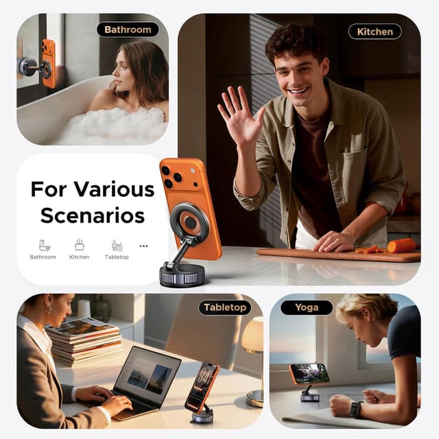 Thumbnail 5 de UGREEN Vacuum Magnetic Phone Holder for Cars