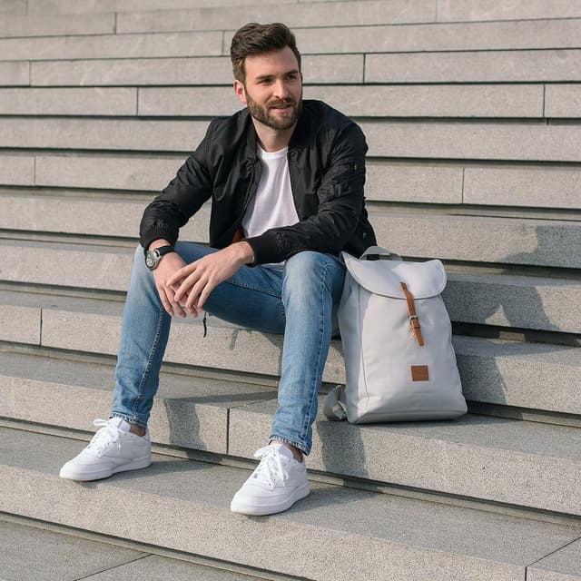 Thumbnail 6 de Johnny Urban Liam Zaino porta PC 15.6 grigio uomo e donna, 13 litri, idrorepellente