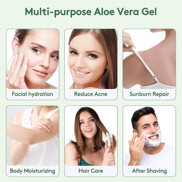Detalle 2 de Aloe Vera Gel 300 ml für After-Sun Pflege