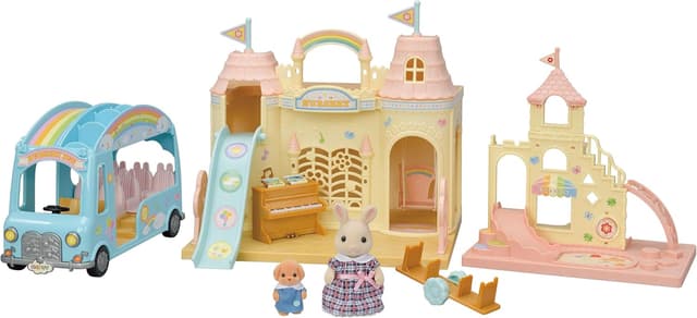 Detalle 2 de Coffret cadeau Sylvanian Families « Le Royaume des bébés » (2 figurines + 25 accessoires) 5670