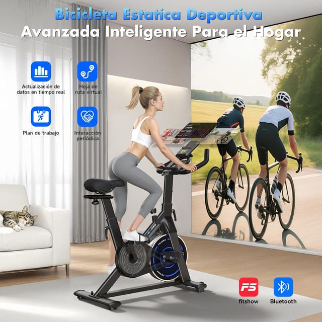 Detalle 2 de CHAOKE Bicicleta Estática Magnética 150kg