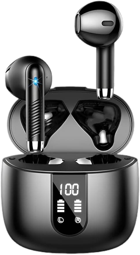 Imagen de PWTEK Wireless Earbuds 56H battery en OfertitasTOP