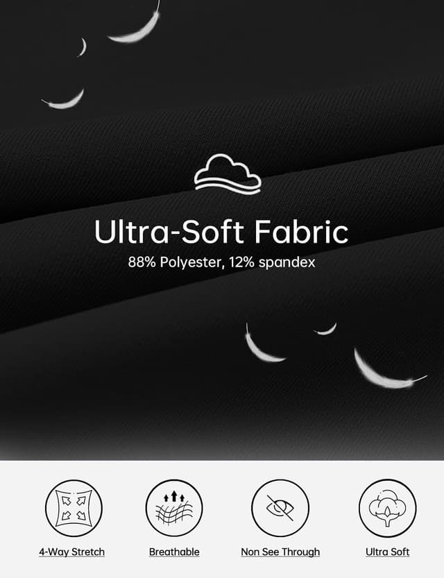 Detalle 2 de baleaf Women’s Bermuda Long Shorts (14" Knee Length) High-Waisted Athletic Shorts with Pockets