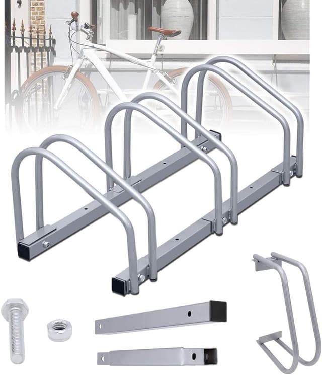 Thumbnail 6 de Randaco rastrelliera da parete per 5 biciclette con pneumatici 35–55 mm