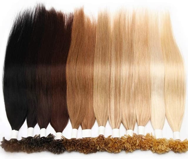 Thumbnail 6 de Estensioni capelli Remy U Tip 35 cm 27 biondo scuro