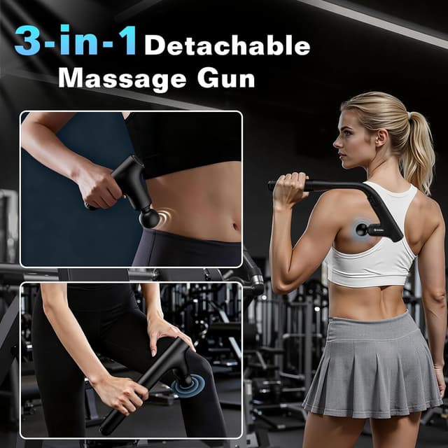 Detalle 2 de UPSPORT massaggiatore a percussione 4 testine