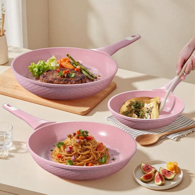 Thumbnail 5 de DYGG Sartén Antiadherente 20 cm con Tapa de Cristal