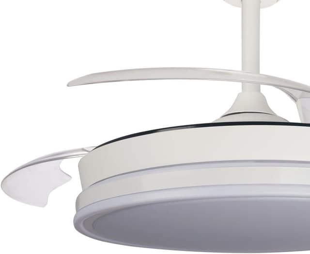 Thumbnail 2 de wonderlamp Surpino - Ventilador LED Plegable Blanco con Control remoto 🌬